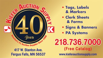 MAA Buyers Guide – Kiefer Auction Supply – Michigan Auctioneers